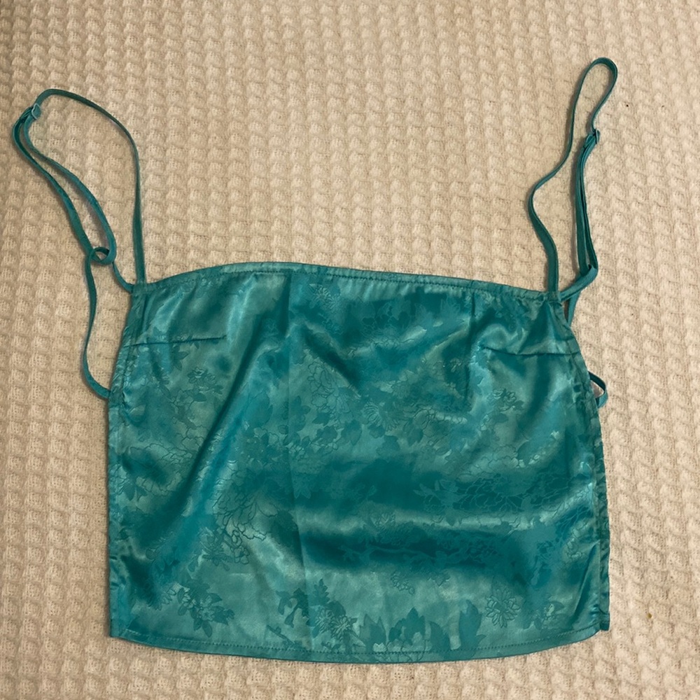 Open Back Silk Top